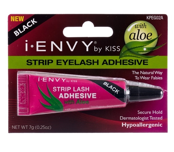 i Envy by Kiss hr Strip Eyelash Adhesive Water Proof Odor Free Jet Black KPEG Kirpik Yapıştırıcısı